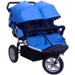 blue baby strollers